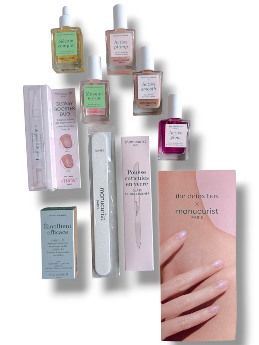Manucurist Paris “The Detox Box” New, Full Nail Care Set